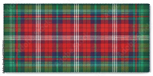 Minimalist loincloth or Scottish Tissue style isolated on white background