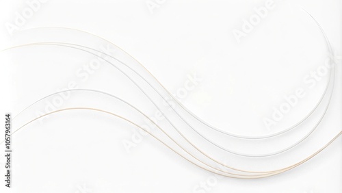 abstract white background with wave