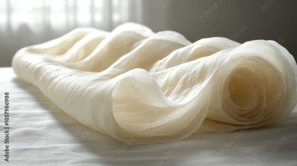 Obraz premium Soft tissue paper display roll.