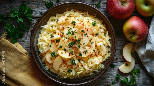 Wallpaper Mural Kapusta z Jabłkami - Polish Cabbage with Apples (Polish Cuisine) Torontodigital.ca