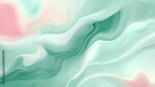 Wallpaper Mural Abstract gradient green pastel background. bright sweet multi-colored background. Pastel Gradient. Illustration Torontodigital.ca
