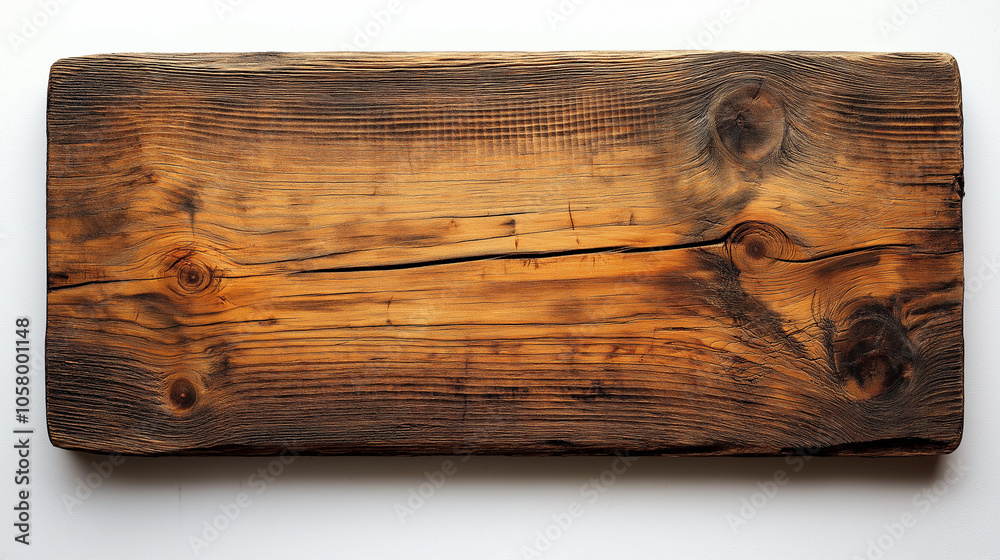 rectangular piece of dark brown, weathered wood rectangular piece of dark brown, weathered wood