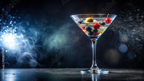 Fototapeta Naklejka Na Ścianę i Meble -  Molecular cocktail with elements of gastronomy