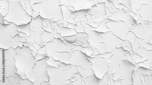 Texture of Stucco Background in White.