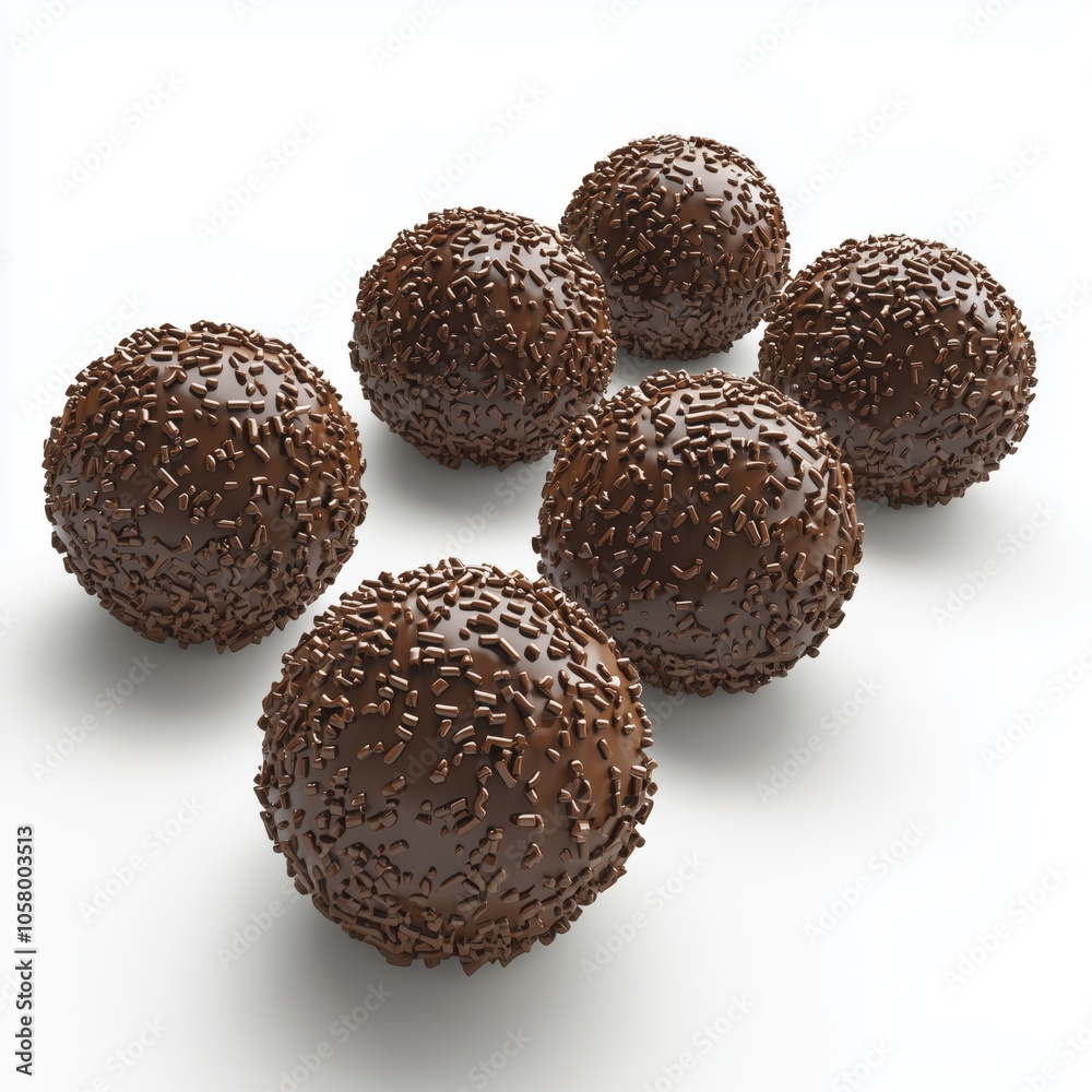 Ultra-Realistic Chocolate Rum Balls with Sprinkles
Ultra-Realistic Chocolate Rum Balls with Sprinkles