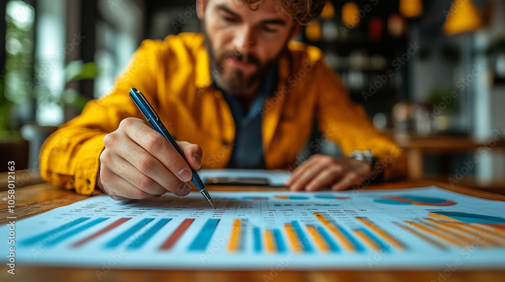 Economist consulting with a business team, presenting economic forecasts confidently. Economist consulting with a business team, presenting economic forecasts confidently.