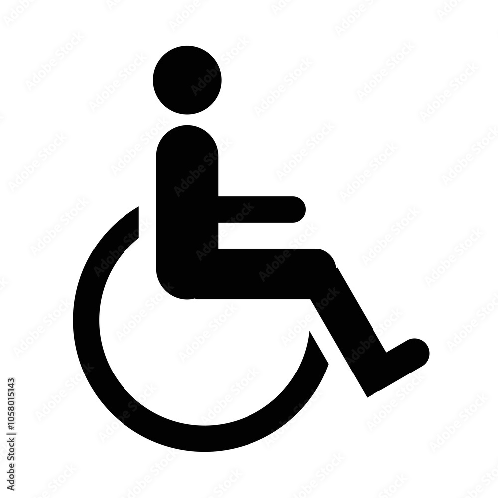 Wheelchair black transparent png icon illustration chair sign, great for different website and print purposes Wheelchair black transparent png icon illustration chair sign, great for different website and print purposes