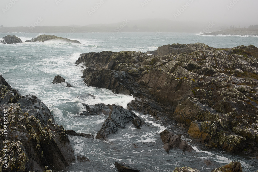 Waves crushing on the cliffs. The wild Atlantic Way. Waves crushing on the cliffs. The wild Atlantic Way.
