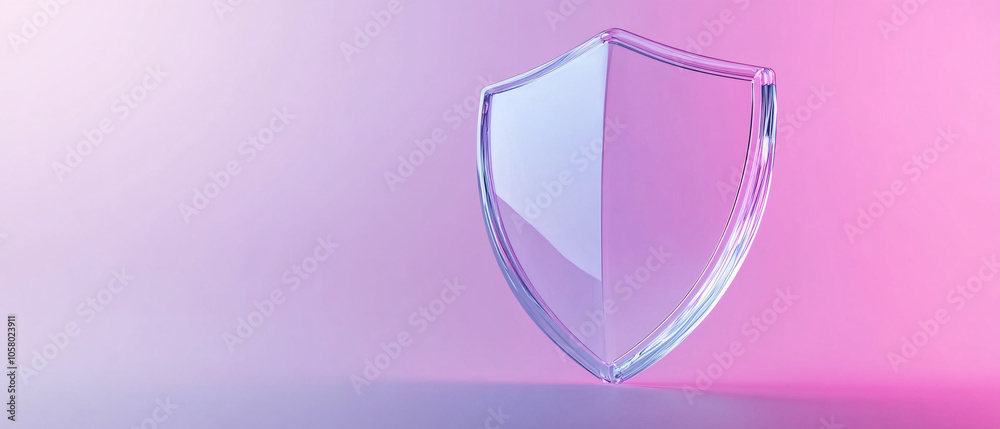 Glass Shield on Pink and Purple Gradient Background Security and Protection Concept, Glass Shield on Pink and Purple Gradient Background Security an Glass Shield on Pink and Purple Gradient Background Security and Protection Concept, Glass Shield on Pink and Purple Gradient Background Security an