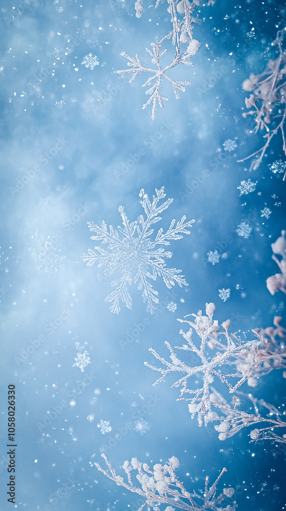 Winter Photo Backdrop Background 9x16 Social Post Reel