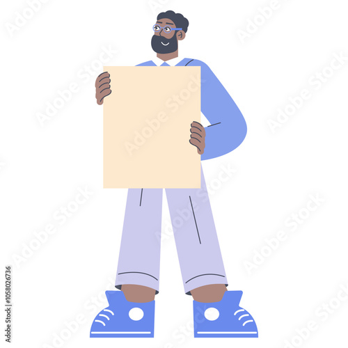 Businessman. Flat Vector Illustration