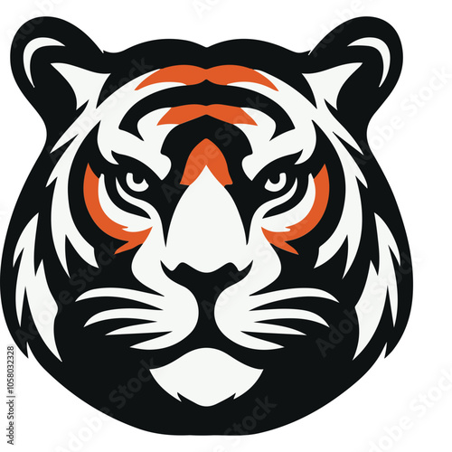 tiger head vector