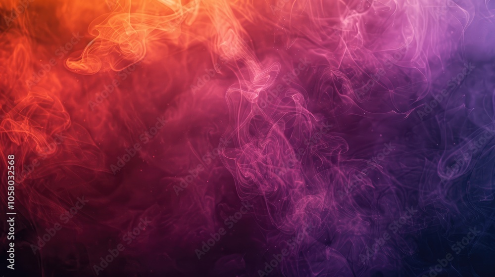 Close-up abstract color background with atmospheric smoke. Close-up abstract color background with atmospheric smoke.