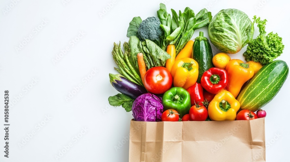 Fresh Produce in a Paper Bag