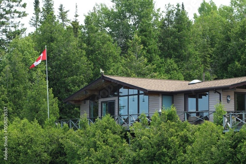 house in the mountains