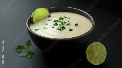 Creamy Lime Dip with Fresh Herbs - Perfect for Snacking