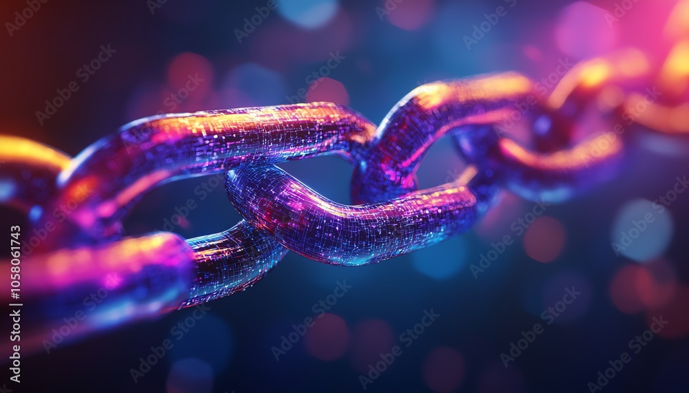 Stylized illustration of communication waves flowing through a network of links on a bright, techthemed background, symbolizing the essence of internet connectivity Stylized illustration of communication waves flowing through a network of links on a bright, techthemed background, symbolizing the essence of internet connectivity