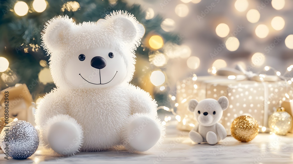 Soft Christmas Nursery Decor with Plush Toys Soft Christmas Nursery Decor with Plush Toys