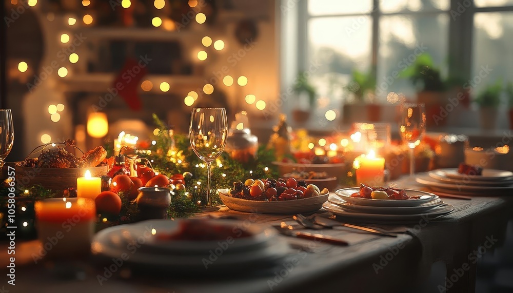 Preparing a holiday feast with glowing AR mealplanning tools, cozy kitchen setting, soft warm lighting, photorealistic Preparing a holiday feast with glowing AR mealplanning tools, cozy kitchen setting, soft warm lighting, photorealistic