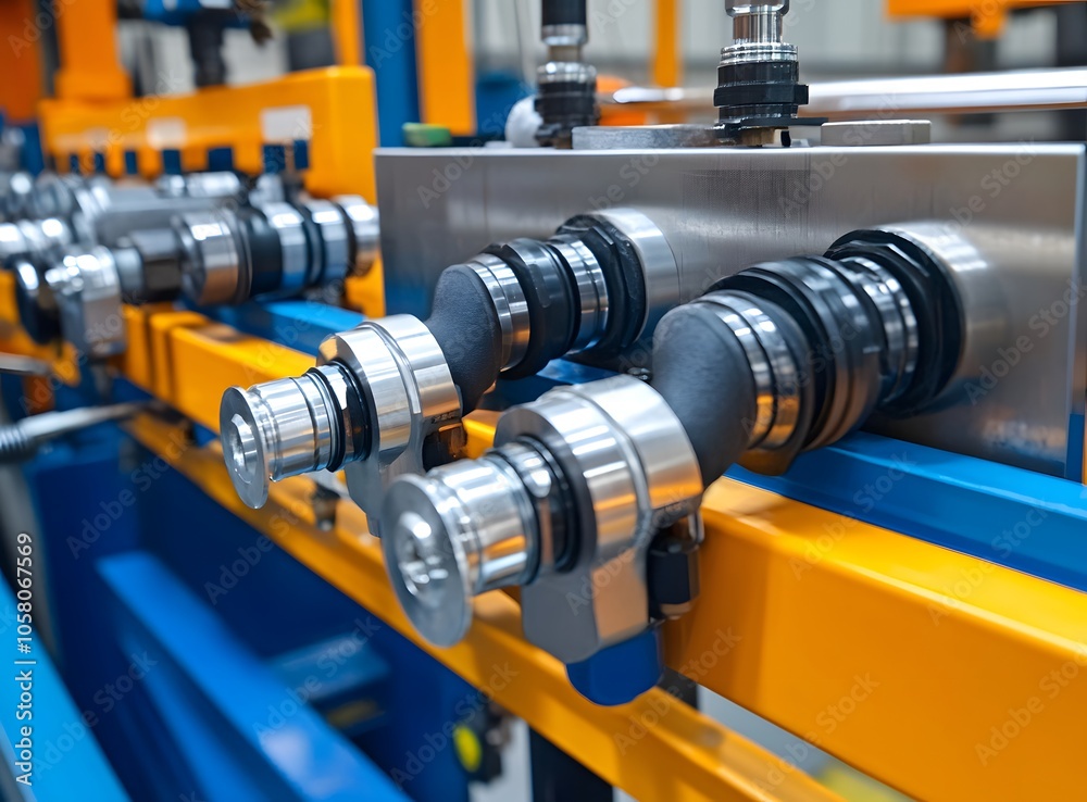 Fototapeta premium algorithm of diagnostics for hydraulic systems represented in technical illustration