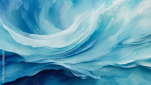 Wallpaper Mural A mesmerizing blue watercolor abstract background with texture, ideal for design projects, crafting, and artistic needs. Soft blue tones create stunning visual effects and unique backdrops. Torontodigital.ca