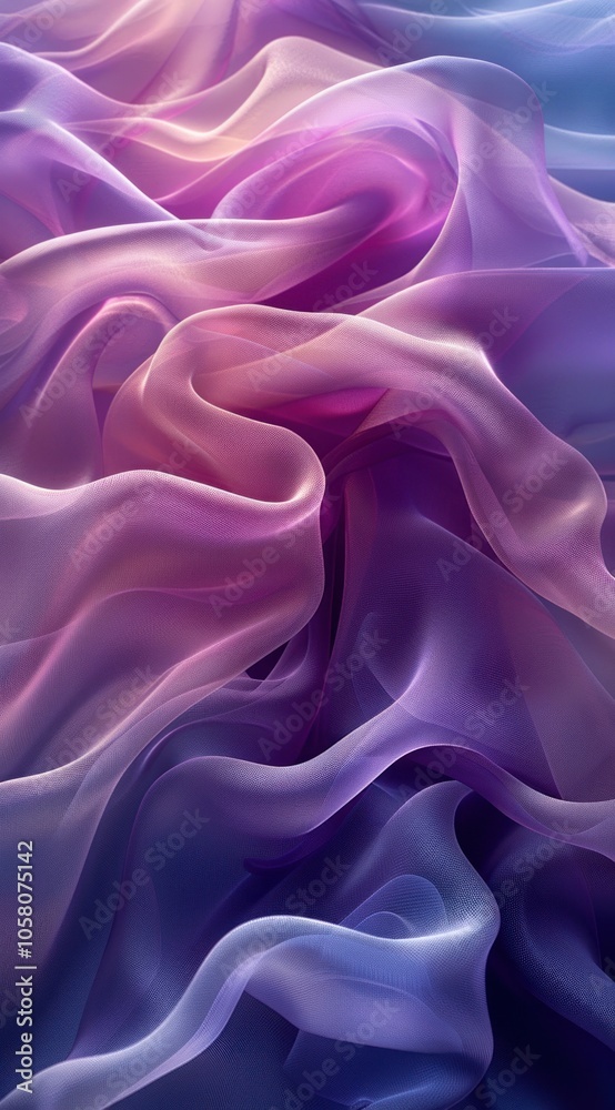 Obraz premium Abstract Purple and Blue Fabric