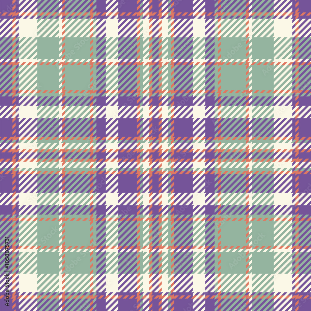 Order plaid seamless background, other tartan pattern check. Factory fabric texture vector textile in pastel and violet colors. Order plaid seamless background, other tartan pattern check. Factory fabric texture vector textile in pastel and violet colors.