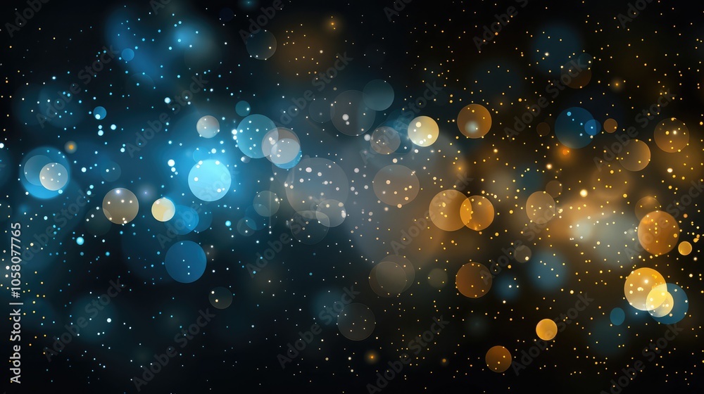 Abstract glitter black, gold, blue fire background.
Abstract glitter black, gold, blue fire background.