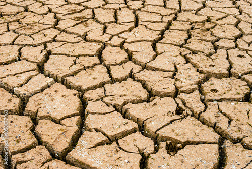 dry soil due to geothermal and hot spring areas in Iceland