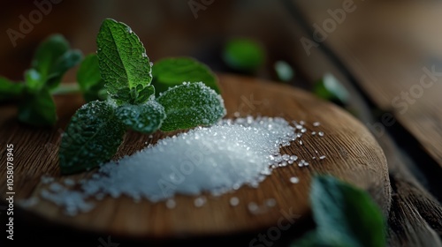 Exploring sugar alternatives: stevia and erythritol in culinary choices photo