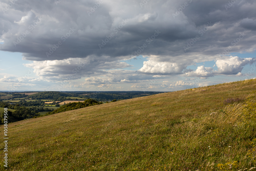 Fototapeta premium landscape with clouds