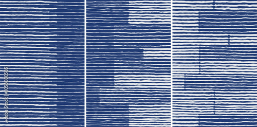 Japanese abstract Simple hand drawn brush line pattern, crafted minimal stripe graphic, ink, weaving, basketry, wood carving style, experimental curve lines, shapes and weights combination
