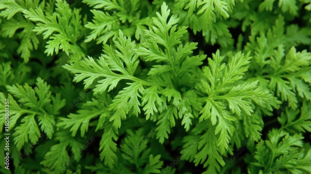 Fresh Green Leaves of a Culinary Herb Plant Fresh Green Leaves of a Culinary Herb Plant