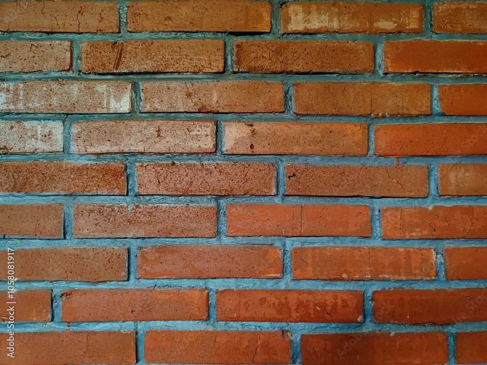 Fototapeta premium red brick wall background