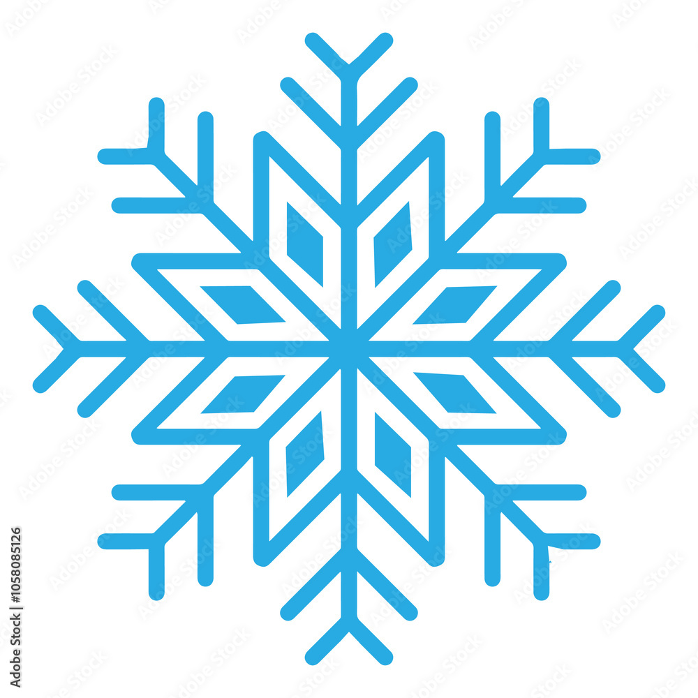 Snowflake winter clip art design on plain white transparent isolated background for card, shirt, hoodie, sweatshirt, apparel, card, tag, mug, icon, poster or badge Snowflake winter clip art design on plain white transparent isolated background for card, shirt, hoodie, sweatshirt, apparel, card, tag, mug, icon, poster or badge