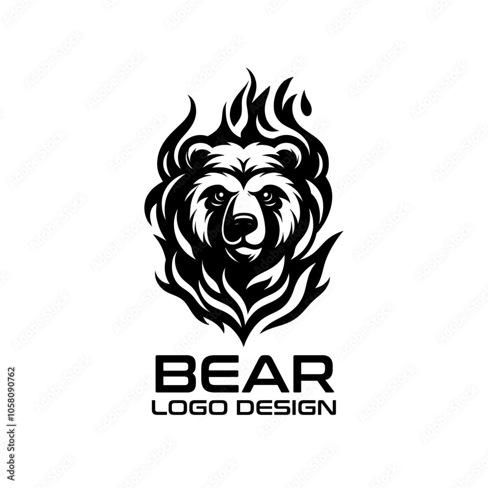 Bear Vector Logo Design Bear Vector Logo Design