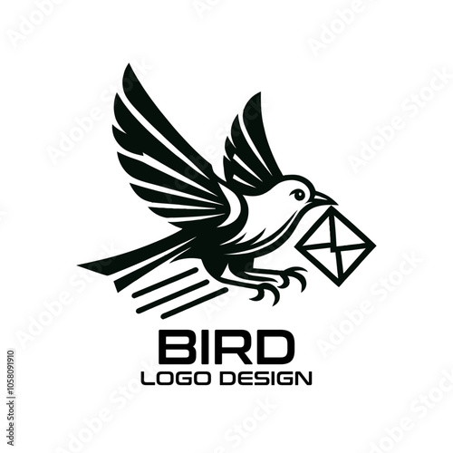 Bird Vector Logo Design photo