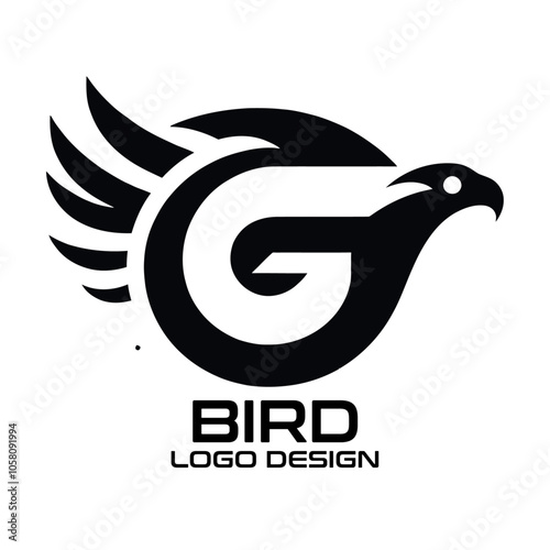 Bird Vector Logo Design photo