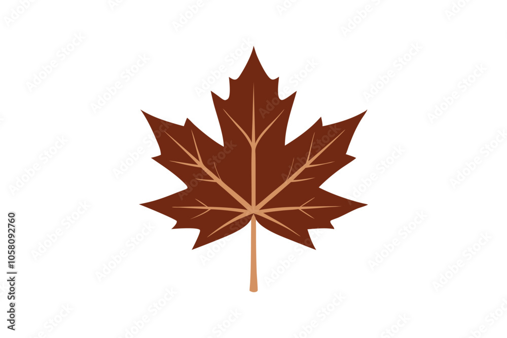 Autumn Maple Leaf Vector Illustration: Vibrant Seasonal Foliage Isolated on White Background for Rustic and Natural Design Autumn Maple Leaf Vector Illustration: Vibrant Seasonal Foliage Isolated on White Background for Rustic and Natural Design