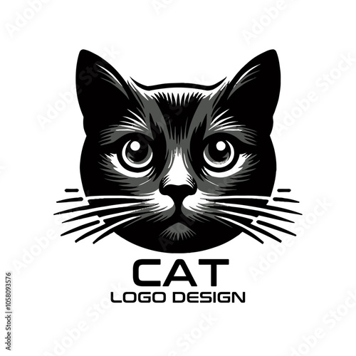 Cat Vector Logo Design