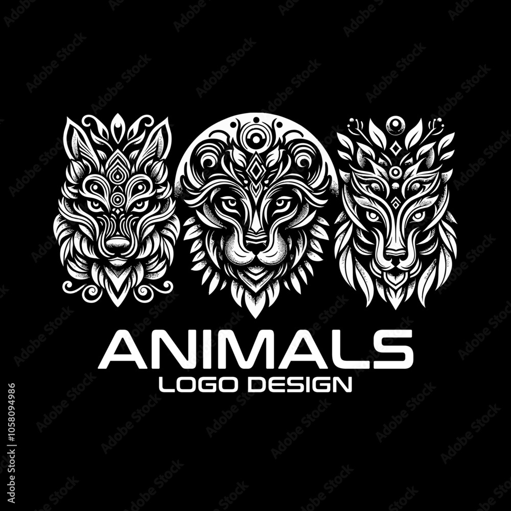 Animals Vector Logo Design Animals Vector Logo Design