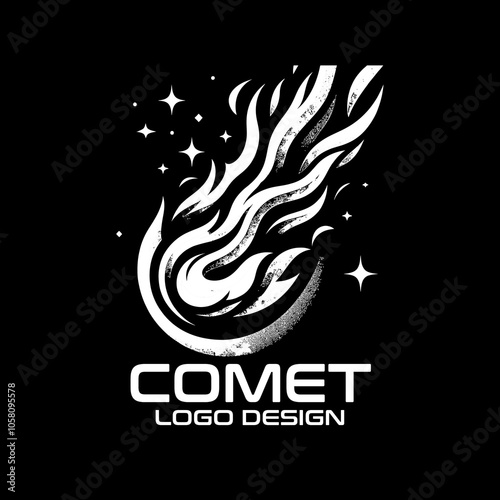 Comet Vector Logo Design