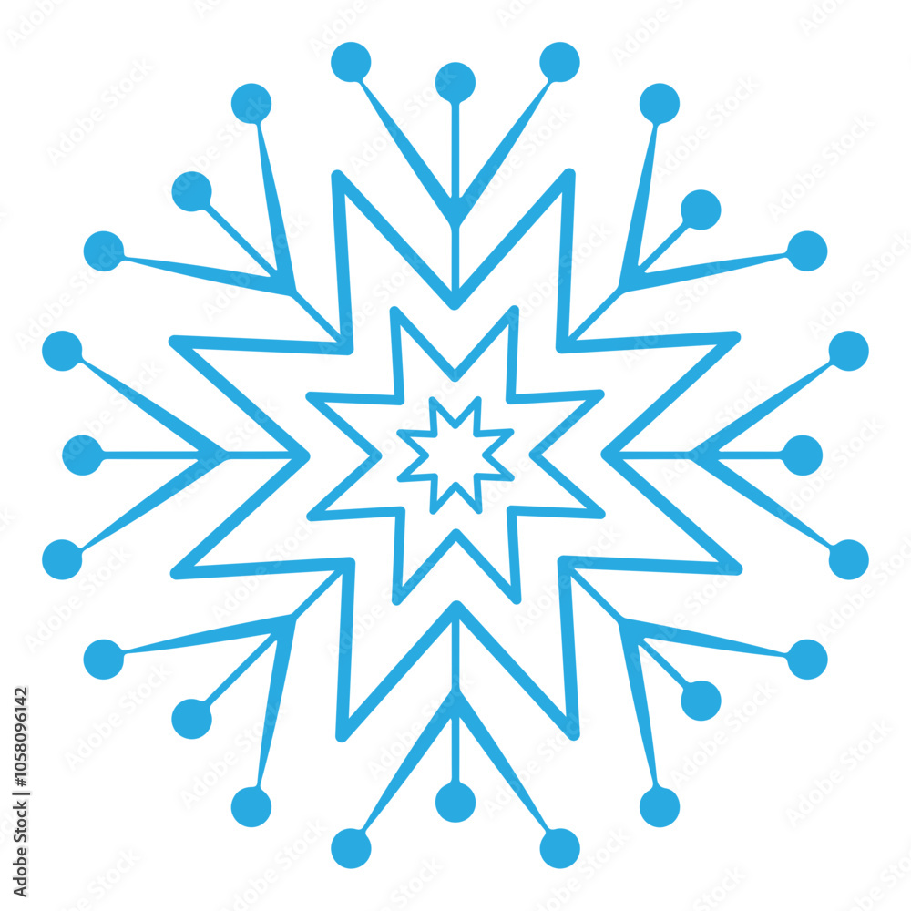 Snowflake winter clip art design on plain white transparent isolated background for card, shirt, hoodie, sweatshirt, apparel, card, tag, mug, icon, poster or badge Snowflake winter clip art design on plain white transparent isolated background for card, shirt, hoodie, sweatshirt, apparel, card, tag, mug, icon, poster or badge