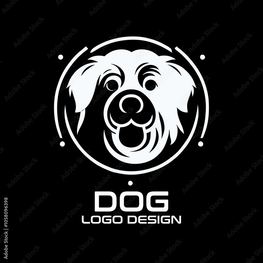 Obraz premium Dog Vector Logo Design