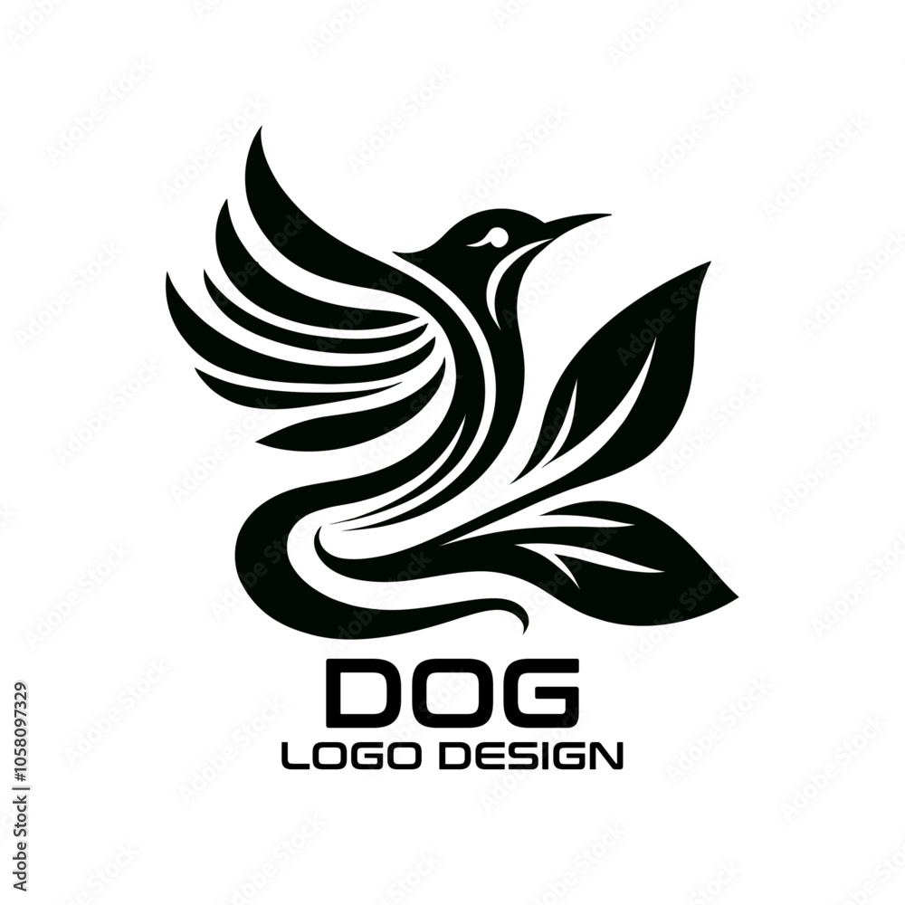 Fototapeta premium Dog Vector Logo Design 