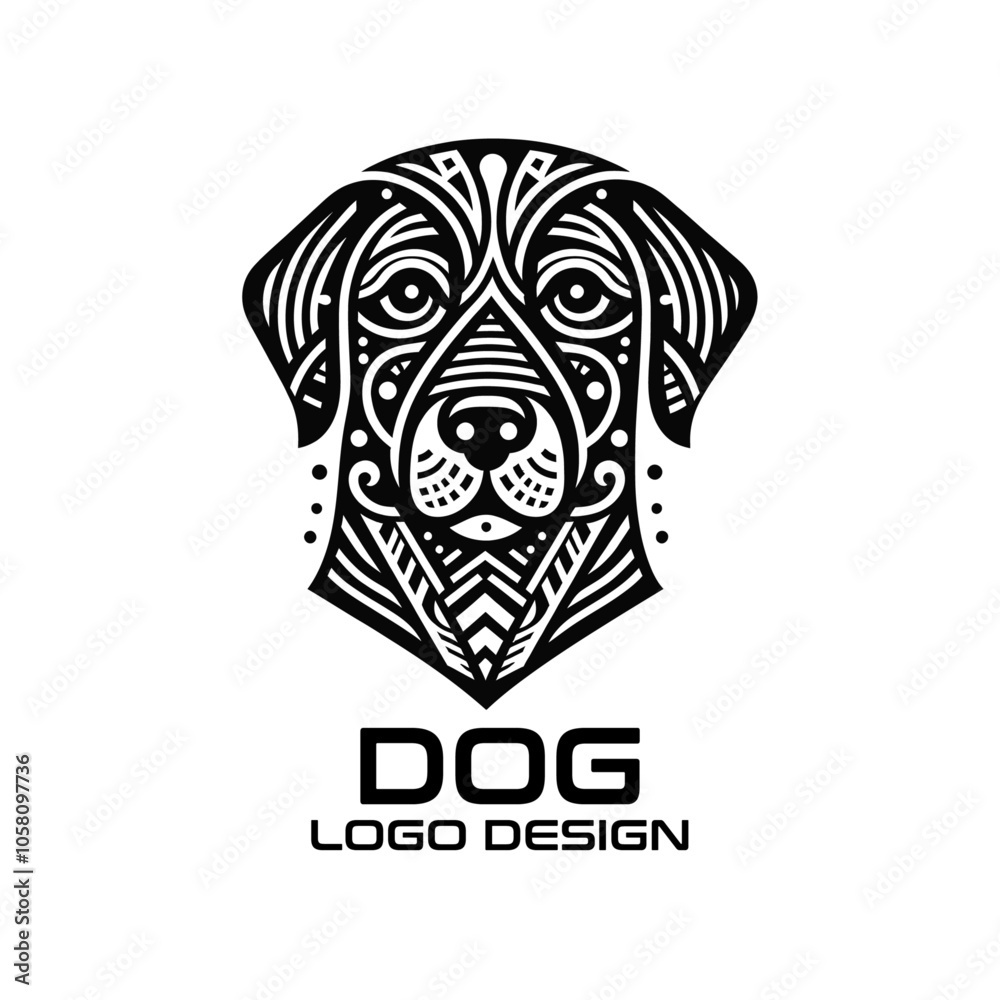 Dog Vector Logo Design 