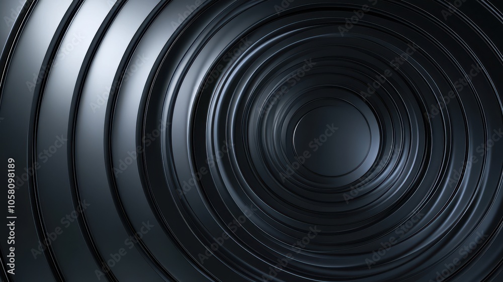 Abstract Black Circular Design - Modern Geometric Pattern Background. Abstract Black Circular Design - Modern Geometric Pattern Background.