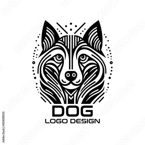 Dog Vector Logo Design 