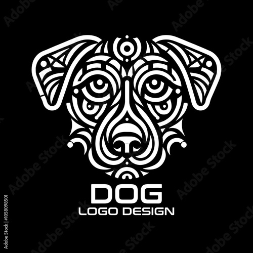 Dog Vector Logo Design  photo