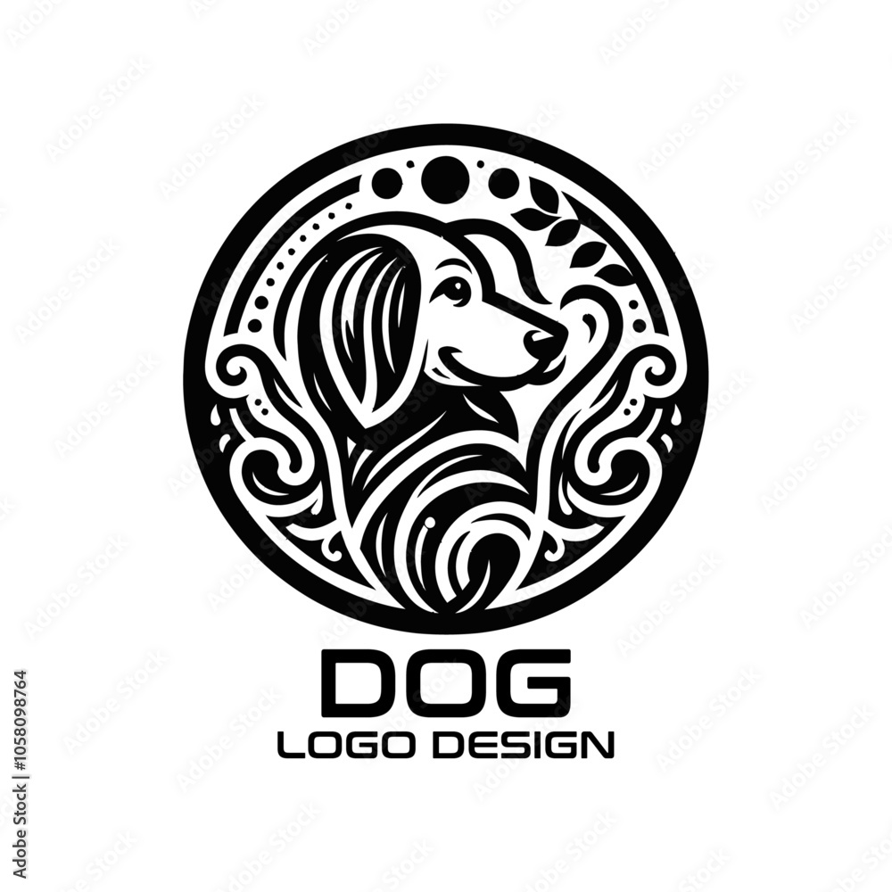 Dog Vector Logo Design Dog Vector Logo Design